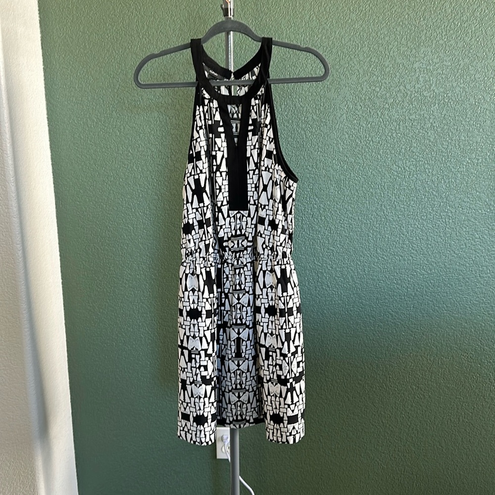 Classic black and white dress!